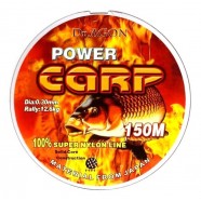 Лісочка для риболовлі, DrAGON Power Carp мультиколор, 150м, перетин 0,30мм